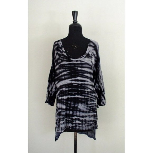 womens tie dye tunic top